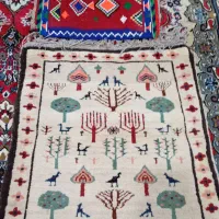 دو تخته فرش پشمی دستباف،یک متری و ۱/۲۰