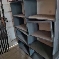 کتابخانه یاقفسه چندمنظوره|کتابخانه، شلف، قفسه‌های دیواری|مشهد, سجاد شهر|دیوار