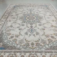 یک جفت فرش 3 در 4 ابریشم 1200 شانه کرم آقاقیا|فرش|مهاباد (آذربایجان غربی), |دیوار