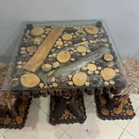 میز ناهارخوری جنگلی|میز و صندلی غذاخوری|تهران, راه آهن|دیوار