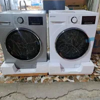 انواع لباسشویی اتوماتیک سفید و نقره ای|ماشین لباسشویی و خشککن لباس|دزفول, |دیوار