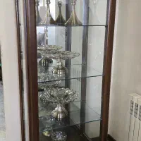 فروش بوفه چوبی چراغدار|بوفه، ویترین، کنسول|تهران, سردارجنگل|دیوار