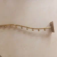 چوب لباسی فلزی طلایی|بندرخت و رخت‌آویز|قائم‌شهر, |دیوار