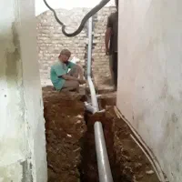 تخریب ساختمان ،وصل فاضلاب شهری کندن بتن