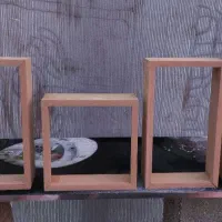 باکس چوبی / قاب ساعت / شلف چوبی