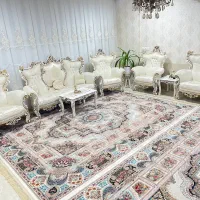 مبل سلطنتی ۹ نفره به همراه میز ناهار خوری