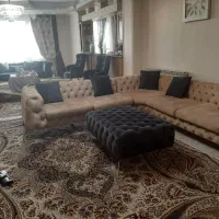 مبل چستر۷نفره باجلومبلی چسترتمیز وسالم درحد