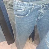 جین زاپ دار وساده برند ارجینال/غیره