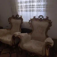 مبل هفت نفره نو|مبلمان خانگی و میز عسلی|شاهنجرین, |دیوار