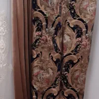 والون مخملی سرمه ای
