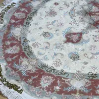 فرش بیضی ۵۰ رج تبریز گل ابریشم|فرش|تهران, سلسبیل شمالی|دیوار