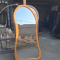 آینه قدی دفرمه چوب روس