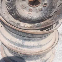 رینگ فولادی سایز ۱۳ و سپر عقب ۴۰۵ نقره ای