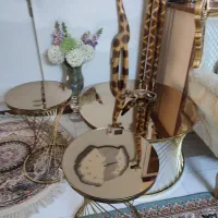 سه عدد میز عسلی آینه ایی