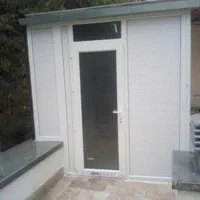 درب وپنجره دوجداره UPVCوتوری پلیسه وثابت