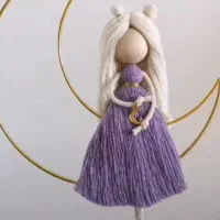 عروسک ،گوشواره ،جاکلیدی،پرده مکرومه|صنایع دستی و سایر لوازم تزئینی|تهران, جوادیه|دیوار