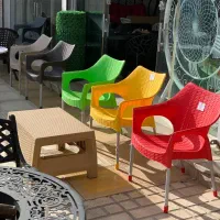 صندلی دسته دار پایه فلزی حصیری کد 991|میز و صندلی غذاخوری|اهواز, ناحیه صنعتی کارون|دیوار