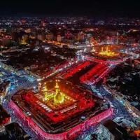 کمک آب معدنی به موکب کربلا