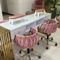 میز ناخن و صندلی پدیکور با تجهیزات