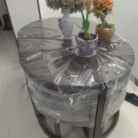 میز نهارخوری 6نفره کم جا نونو