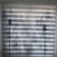 پرده زبرا دو لایه|پرده، رانر، رومیزی|رستمآباد, |دیوار