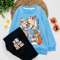 ست پسرانه پنبه لاکردار بیرون پوش با شلوارلی|کفش و لباس بچه|تبریز, |دیوار