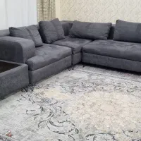 مبل ۵ نفره L به همراه میز جلو مبلی