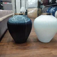 دو عدد گلدان دکوری نو
