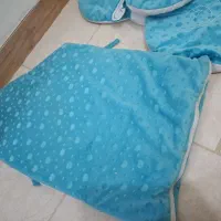 ست لحاف و تشک و قنداق نوزاد آبی پسرانه نو نو|اسباب و اثاث بچه|محمدشهر, جعفرآباد|دیوار