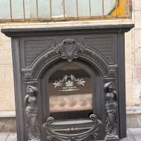 بخاری طرح شومینه +فرش ماشینی ۷۰۰شانه|بخاری، هیتر، شومینه|باقرشهر, |دیوار