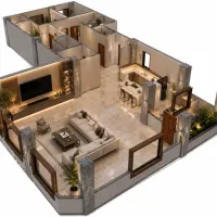 مطهری3خواب-لوکس191متر-مستر-مطبخ-لندری-تراس-پارکینگ