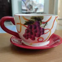 ظرف سرامیکی دکوراتیو سایز بزرگ رومیزی|صنایع دستی و سایر لوازم تزئینی|تهران, علم و صنعت|دیوار