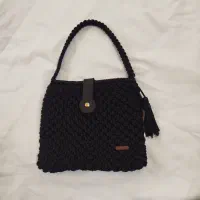 انواع کیف مکرومه با قلاب ودست با کمترین قیمت|کیف، کفش، کمربند|کرج, کوی امامیه|دیوار