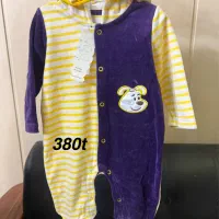 لباس سرهمی مخمل نوزاد و پتو درجه یک نوزاد