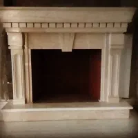 نما/شومینه/کباب پز/آبشار/سنگ مالون و آجرنما  آنتیک
