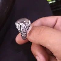 دو عدد انگشتر نقره|جواهرات|مشهد, حرم مطهر رضوی|دیوار