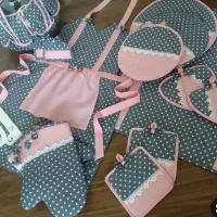 دوخت سیسمونی و سرویس آشپزخانه وبالش ولحاف  وتشک