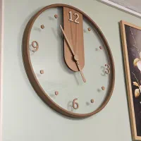 ساعت دیواری  چوبی   قطر ۶۰سانت تمام مدل ها ۲۳۰۰ت