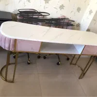 میز ناخن دو نفره ،تخت تاشو ماساژ یا مژه