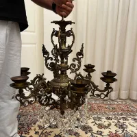 لوستر جفت برنز|لوستر و چراغ آویز|تهران, مرزداران|دیوار