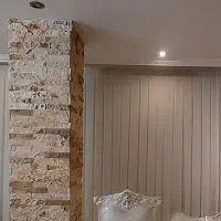 پرده حریر ۸ متر در دو و نیم متر|پرده، رانر، رومیزی|آبیک, |دیوار