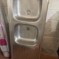 سینک دو لگنه|آب‌چکان و نظم‌دهنده ظروف|اسلام‌شهر, مظفریه|دیوار