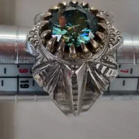 انگشتر نقره موزونایت