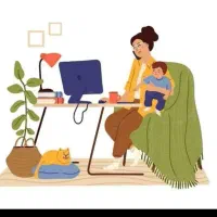 کار مجازی فقط بانوان در خانه