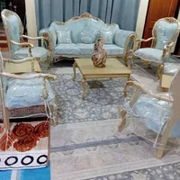 مبل ۸نفره سالم جنس خوب عالی تمام چوب