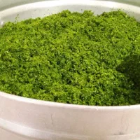 سبزی کوکو و آش خورد شده قرمه سبزی