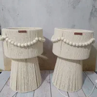 لوستر و آباژور رافیا|لوستر و چراغ آویز|نسیم‌شهر, |دیوار