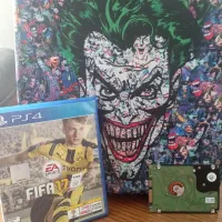 هارد ۵۰۰ گیگ دیسک فیفا ۱۷ Ps4و کیف PS4