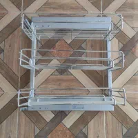 دوعدد سبد سوپر پهلو وسبد چند منظوره کابینتی کف