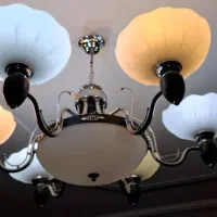 لوستر ۶شعله و ۵شعله و آویز اتاق خواب ۳ شعله و تک|لوستر و چراغ آویز|مشهد, صیاد شیرازی|دیوار